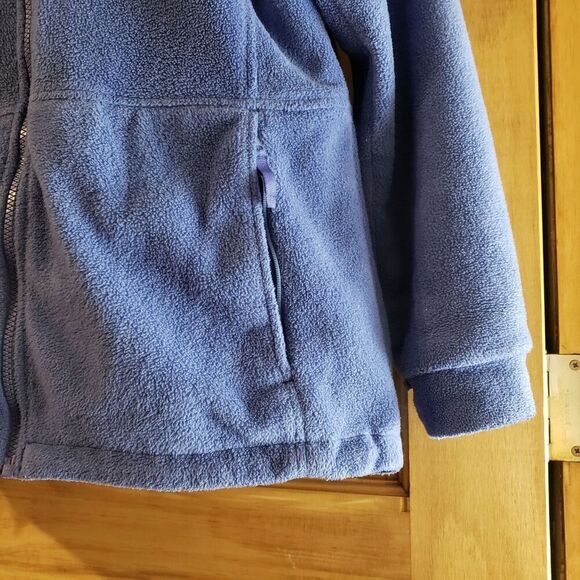 Columbia Fleece Jacket Women's Medium Basique Blue Full Zip - Picture 3 of 7